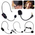 Radio FM Wireless Headset Microphone Handsfree Megaphone Mic for Loudspeaker for Amplifier Voice Speaker Teaching Tour Guide. 