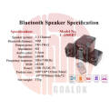 Kisonli U2500Bt Usb 2.1 Computer Bluetooth Speaker With Fm Tf Aux Remote Control 5Watt Speaker Linda. 