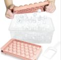 Ice Cube Tray Round Grid Mini Circle Making Sphere Ball Mold With lid for for Cooling Cocktails, Whiskey, Tea and Coffee. 