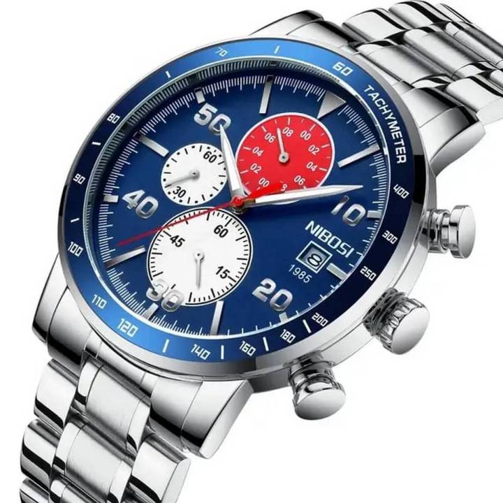 Nibosi Watches Gold Watch Men