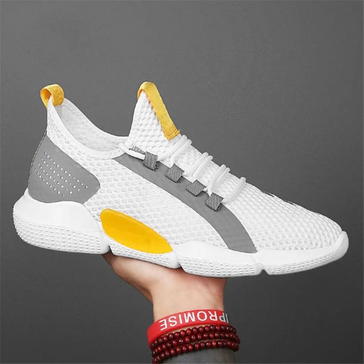 Sneakers For Men 2023 Trendy Casual Shoes Comfortable Breathable Lace-Up Ash Sneakers White - Stay Stylish And Comfortable With These Trendy Sneakers For Men