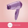 Philips HP8100/46 Compact Hair Dryer – 1000W, ThermoProtect Technology, 2 Heat Settings (Purple). 