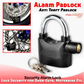 Anti-Thief Security Alarm Lock For Bike & Door-Black security lock lock bike lock cycle lock-Alarms & Anti-Theft-new canvas. 