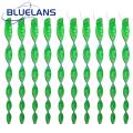 Bird Scarer Spiral Stick 10pcs Reflective Spiral Rods Bird Deterrent Vibrant Color Sparkling Outdoor Bird Repellent Sticks Effective Bird Scarer Device.