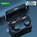 【original-Ready stock+FREE Shipping+COD】OPPO M10 TWS Earphone blueteeth 5.1 Wireless Headphones Noise Reduction Earbuds Headset fone de ouvido F9 M19 M28.