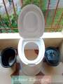 Plastic High Commode With Bucket (RFL) 1 Piece. 