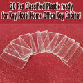 20 Pcs Classified Plastic ready for Key Hotel Home Office Key Cabinet.