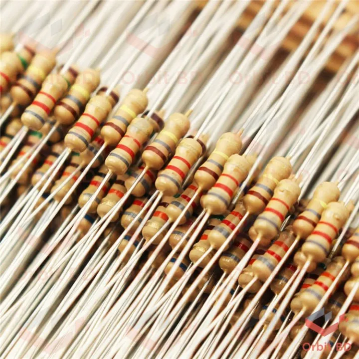 100Pcs%201K%20Resistor%201K%20Ohm%20Carbon%20Film%20Resistor%201K%201/4W%20Resistance%200.25%20Watt%205%25%20Tolerance%20Fixed%20Resistors%20For%20Passive%20Components%20Parts%20-%20Image%205