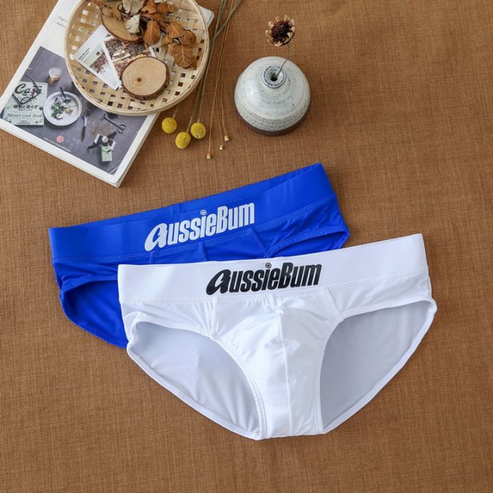 Underwear Brand Men's Breathable Briefs Fashion Tight Silk Low Waist Elastic U Pouch Close-Fitting Comfortable Underpants