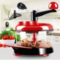 High-capacity Multi-function Kitchen Manual Food Processor Meat Grinder Vegetable Chopper Shredder Cutter Egg Blender-1500ml Red recommend.