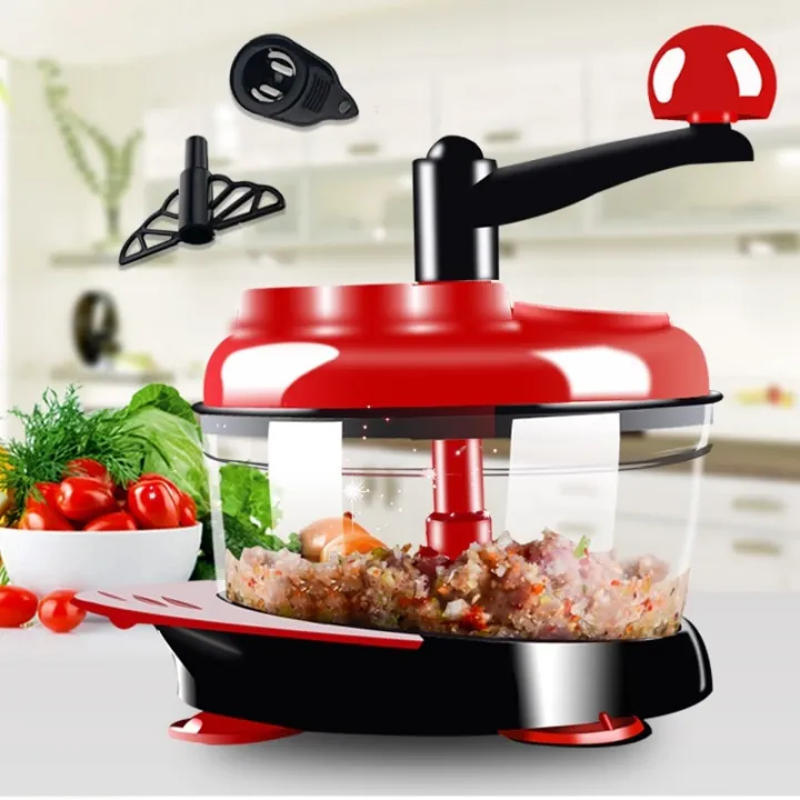 High-capacity%20Multi-function%20Kitchen%20Manual%20Food%20Processor%20Meat%20Grinder%20Vegetable%20Chopper%20Shredder%20Cutter%20Egg%20Blender-500ml%20Light%20green%20-%20Image%203