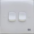 Energypac EG Series 10A 2 Gang Electrical Wall Switch 2Gang. 