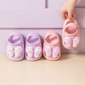 New Summer EVA Children Bow Slippers Girls Princess Infant Going Out Anti Slip Hole Shoes Fashion Cute Girls Baby Beach Slippers. 