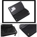 DEABOLAR Men Wallets Classic Long Style Card Holder Quality Zipper Large Capacity Big for Cell phone Wallet.