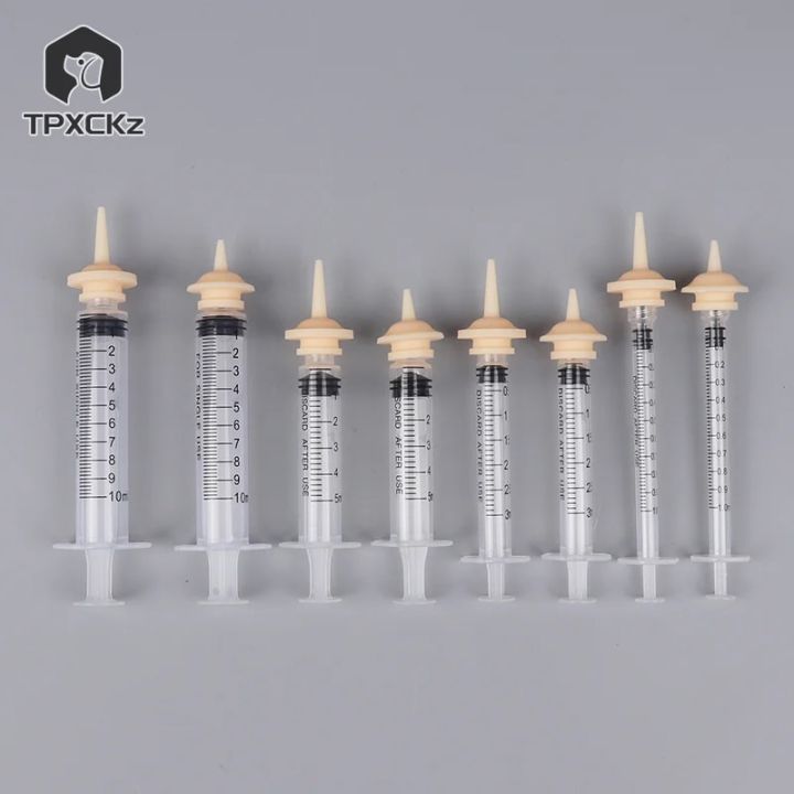 1ml/3ml/5ml/10ml%20Pet%20Feeding%20Nipple%20For%20Puppy%20Dog%20Cat%20Hamster%20Feeding%20Medicine%20Feeding%20Oral%20Syringe%20With%20Silicone%20Nipple%20Feeder%20-%20Image%203