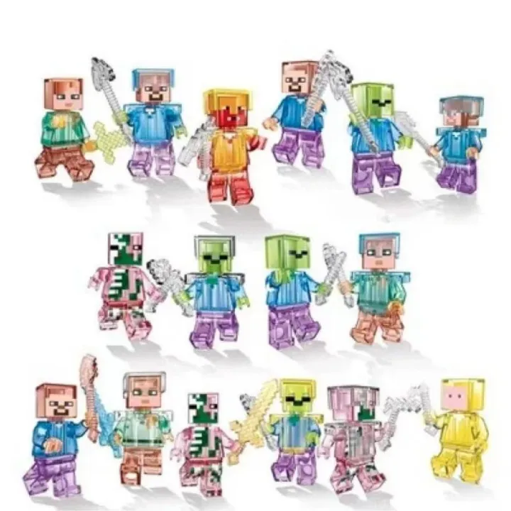 XL03%20Minecraft%20Compatible%20Lego%20Bricks%2016%20Figures%2016%20Figures%20Creeper%20Fear%20Steve%20Cross%20Border%20Toy%20-%20Image%204