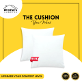 Standard Fiber Cushions, Tissue Fabric, White, (18"x18") Set of 5.