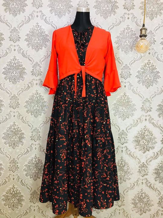 Red Long Gown Party Dress