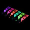 6/24pcs Body Art Paint Neon Fluorescent Party Festival Halloween Cosplay Makeup Party Tools Kids Face Paint UV Glow Painting.