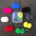 200pcs/100pairs foam ear pads for headphones sponge headphone replacement earphones earpads earphone covers ear cups 18mm caps. 