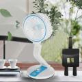 LR Rechargeable Folding Table Fan with Light Multifunctional Cute fan By Red Touch.