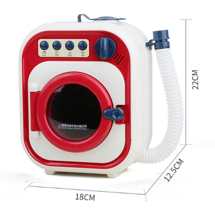 Children'S%20Washing%20Machine%20Toys%20Mini%20Simulation%20Furniture%20Rotatable%20Washing%20Can%20Add%20Water%20Music%20with%20Lights%20Birthday%20Gift%20-%20Image%202