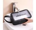 Makeup Storage Bag - Multifunctional Travel Outdoor Makeup Bag- PU Transparent Waterproof Large Capacity Portable Wash Bag.