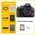 Nikon D5200 Digital SLR Camera (NEW) Optional 18-55mm Zoom Lens (Black) photography camera professional dslr camera.
