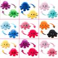 Reversible Octopus Mini Plush Squishy Soft Toy Stuffed Animal Mood Switcher Stress Release - Toy - Toy. 
