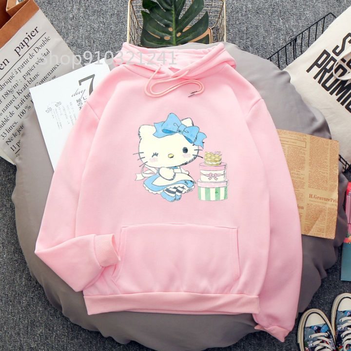 Pink%20Cartoon%20Cat%20Women's%20Hoodie%20Funny%20Melanie%20Martinez%20Hoodies%20Printing%20Sweatshirt%20Spring/Autumn%20Women%20Tops%20Clothes%20-%20Image%206