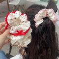 1/4Pcs Sweet Cute Hair Scrunchies Fashion Simple Basic Elastic Hair Bands Ponytail Holder Elegance Scrunchie Hair Tie For Girl Women.