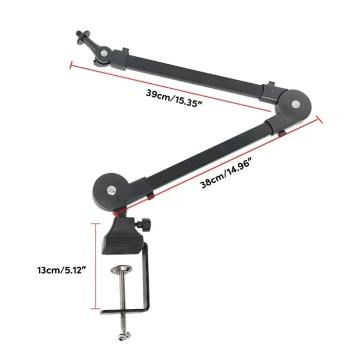 Portable%20Microphone%20Boom%20Stand%20Metal%20Microphone%20Holder%20Arm%20Support%20up%20to%202KG%20-%20Image%206