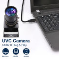 16MP USB Camera 4656*3496 CMOS IMX298 Sensor 5-50mm 10X Optic Zoom CS Lens Mini USB Webcam For Window Linux Android Mac.