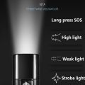 Super Bright LED Flashlight USB Rechargeable 18650 Battery Led portable Torch for Night Riding Camping Flash Light.