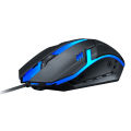 HXSJ T-WOLF V1 Wired Gaming Mouse 3 Button 7 Colorful Backlight 1200 DPI Office Mouse Built-in Weights for Laptop/PC. 