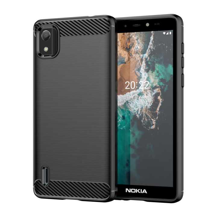 Nokia%20C2%202nd%20Edition%20Carbon%20Fiber%20Camera%20Protection%20%20Soft%20Mobile%20Back%20Cover%20Blue%20Color%20for%20Nokia%20C2%202nd%20Edition%20-%20Image%208