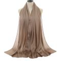New Arrival crinkle satin chiffon hijab scarf Plain Shawls wrinkle scarves Women Muslim Turban Solid Color Headscarf 20 colors.