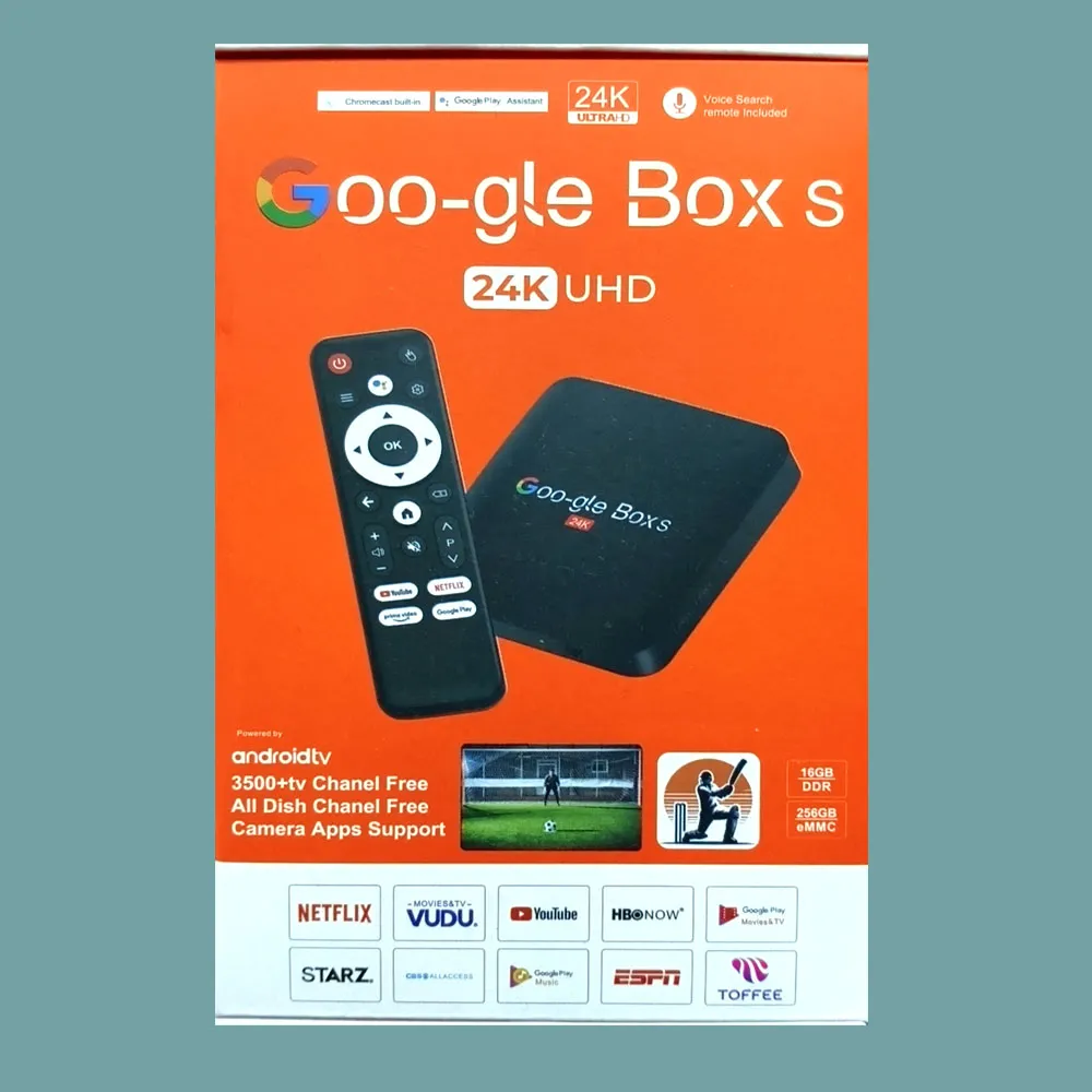 sNstudio9MAX GoogleTVボックス Google Box S Android TV Box – 24K UHD with Camera Apps & Google