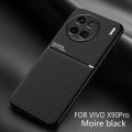 xprmy for Vivo X90 Pro Case Car Magnetic Holder Leather Plate Back Cover Soft Phone Cases.