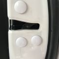 12Pcs New Trim Stickers Practical Cover Car Interior Anti-Rust Cap Door Lock Screw Protector,Black. 