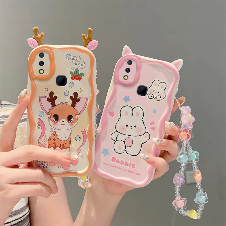 For%20Samsung%20Galaxy%20A10S%20M01S%20Case%20Cute%20Cartoon%20Pattern%20Design%20with%20Flower%20Bracelet%20Phone%20Case%20-%20Image%203
