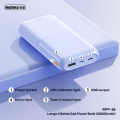 Remax RPP-26 Type-C & Micro USB  2 Inputs 20000mAh Power Bank With 6 Month Warranty. 