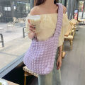 Japanese bubble cloud bag, fresh large-capacity crossbody bag, tote bag, shoulder canvas bag, student simple class bag.