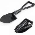 (New)Car Multi-function Emergency Vehicle Metal Steel Ice Snow Mud Sand Shovel Folding Shovel Car High-strength Snow Shovel Ice Scraper. 