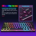 （COD Available)HXSJ L700 Wired RGB Mechanical Keyboard 61 Pudding Key Caps. 