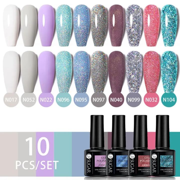 UR%20SUGAR%2010PCS%20Set%20Macarone%20Fluorescence%20Color%20Gel%20Polish%20Set%20Gel%20Nail%20Art%20All%20For%20Manicure%20Semi-Permanent%20Varnish%20Hybrid%20Gel%20-%20Image%204