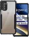 For Motorola Moto G51 Xundd Soft TUP Bumper Shockproof Shell Back Clear Camera Protective Phone Cover.
