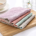 3Pcs Kids Absorbent Microfiber Fiber Small Square Hand Towel - 16*26Cm. 