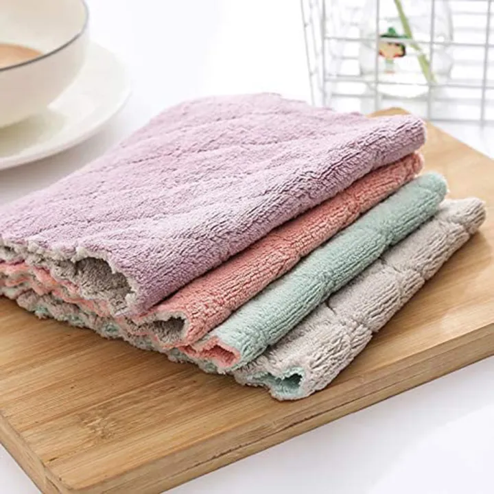 3Pcs%20Kids%20Absorbent%20Microfiber%20Fiber%20Small%20Square%20Hand%20Towel%20-%2016*26Cm%20-%20Image%204