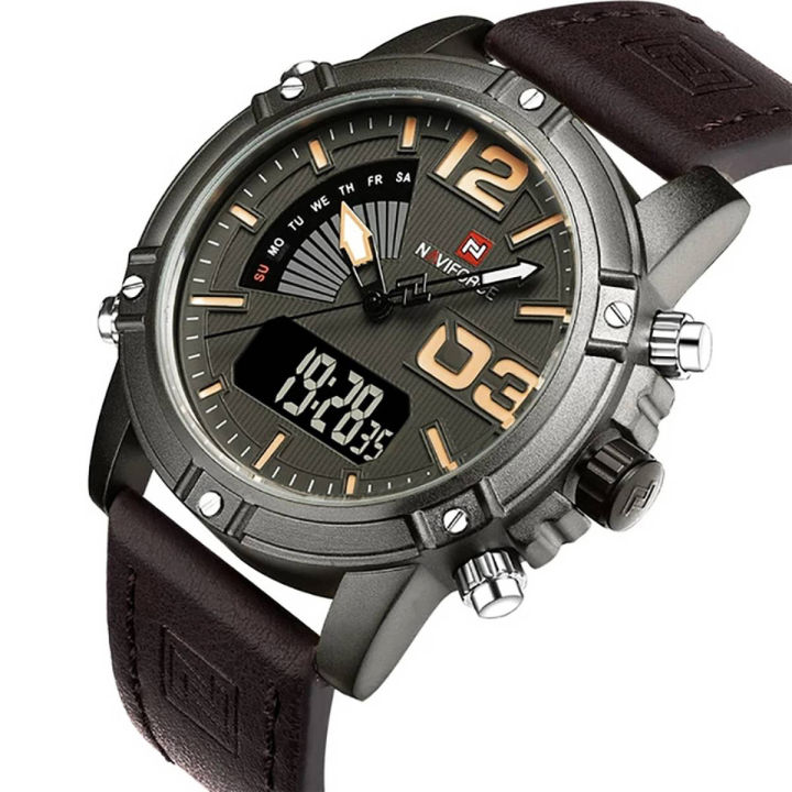 NAVIFORCE%20NF9095%20Luminous%20Faux%20Leather%20Strap%20Analog%20Digital%20Watch%20for%20Men-%20Chocolate%20-%20Image%204